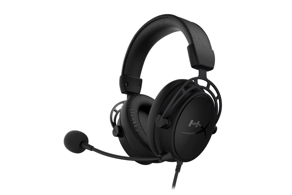 hyperx cloud alpha s blackout on white background